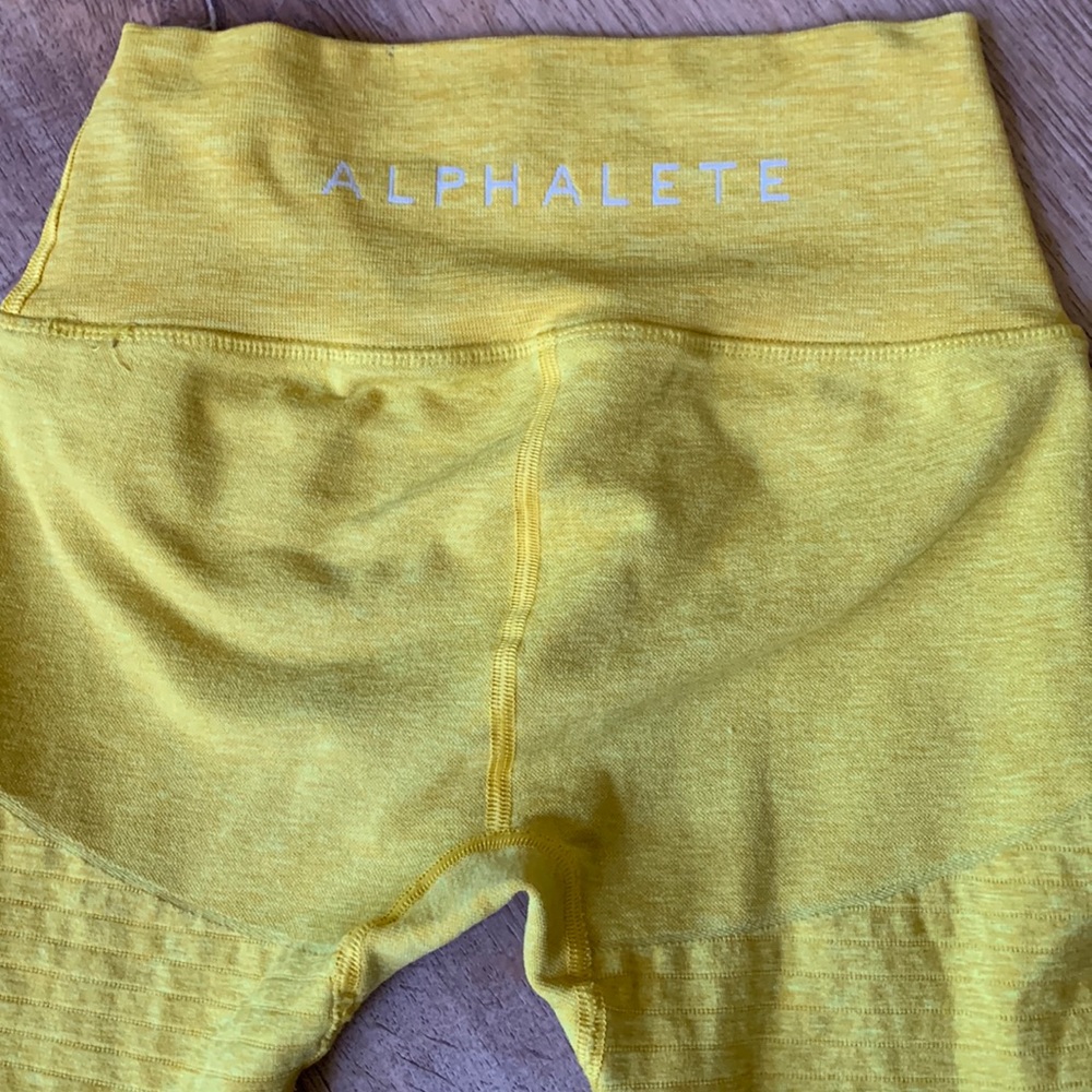 Alphalete Seamless Golden Leggings Sz S